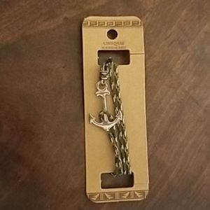Midwest Gift Anchor Wrap Bracelet  NWT